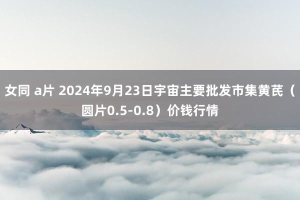 女同 a片 2024年9月23日宇宙主要批发市集黄芪（圆片0.5-0.8）价钱行情