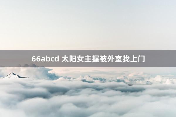 66abcd 太阳女主握被外室找上门