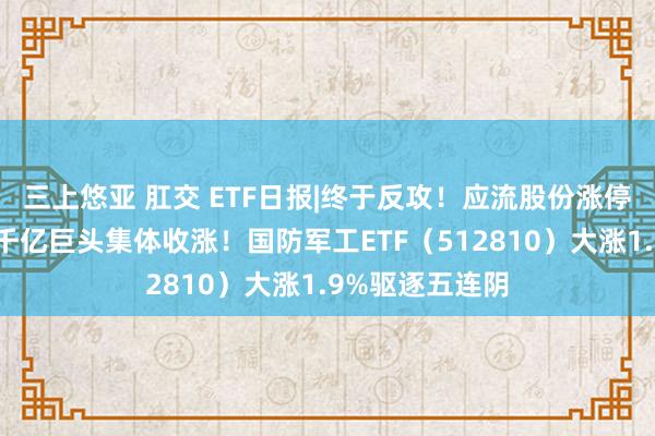 三上悠亚 肛交 ETF日报|终于反攻！应流股份涨停，中国船舶等千亿巨头集体收涨！国防军工ETF（512810）大涨1.9%驱逐五连阴